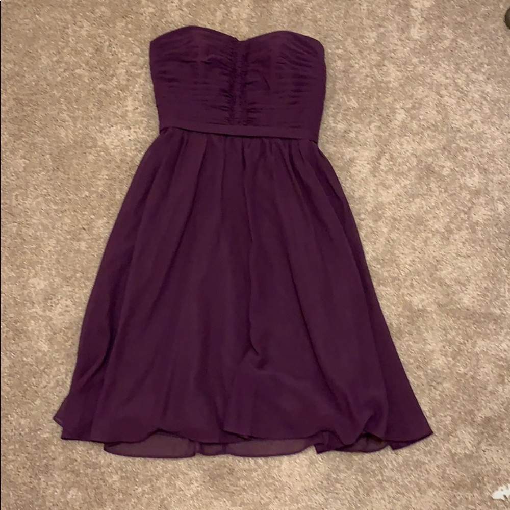 Plum purple Alfred Angelo dress
